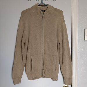 Men's Tan Sweater Lg